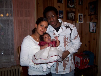 mr et madame bayogha avc la ptite sofia